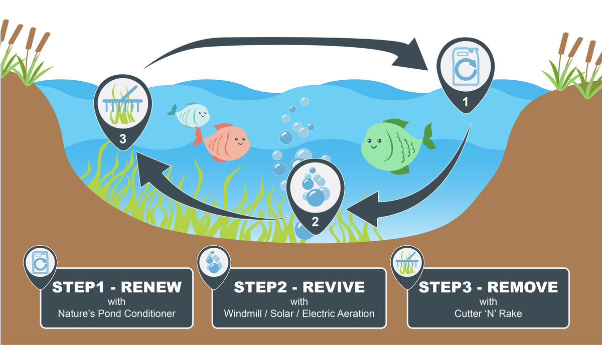 <b>Koenders Water Solutions 3 Step Pond Care Program</b>